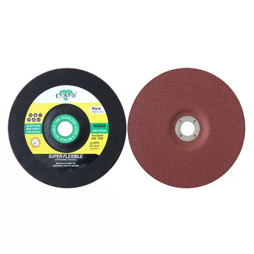Esmerilhadeira com disco de corte e discos de desbaste para metal de 7 polegadas