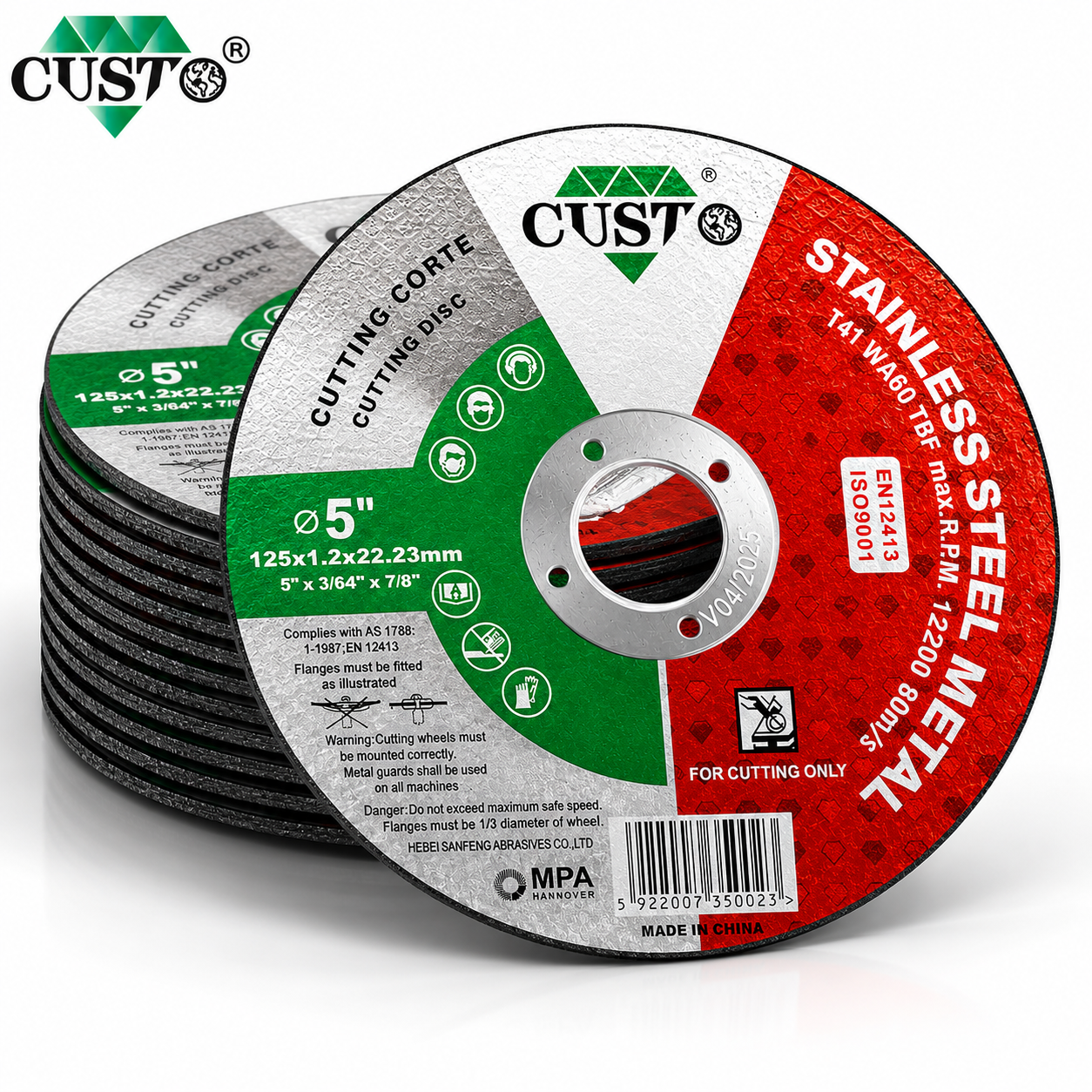 Discos de Corte para Máquinas Estacionárias - 125x1.2