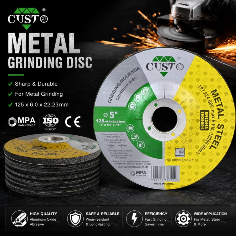 Disco de Desbaste para Metal 125mm